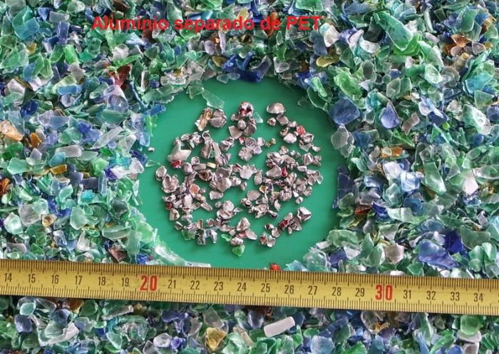 Maquila separacion de pet plasticos de metales